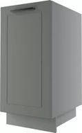 Meble kuchenne - Bergamo Szafka Dolna D1D/40 Szary Mat - miniaturka - grafika 1