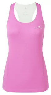 RONHILL koszulka biegowa damska TECH RACE VEST fuchsia/honeydew - Bielizna sportowa męska - miniaturka - grafika 1