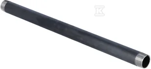 Sztucer stalowy czarny 1" dł.0.50m dwustronnie gwintowany - Akcesoria hydrauliczne - miniaturka - grafika 1