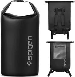 Spigen Torba wodoodporna A631 Aqua Shield Dry Bag IPX6 30L, czarna - Etui i futerały do telefonów Spigen Torba wodoodporna A631 Aqua Shield Dry Bag IPX6 30L, czarna - Etui i futerały do telefonów - miniaturka - grafika 1