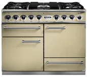 Kuchenki gazowo-elektryczne - Kuchnia gazowo-elektryczna FALCON Deluxe 110 Kremowy chrom - miniaturka - grafika 1