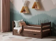 Łóżka dla dzieci i młodzieży - Łóżko dziecięce Kacper 160X80 orzech - miniaturka - grafika 1