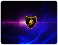 Podkładki pod mysz - PODKŁADKA POD MYSZKĘ LAMBORGHINI Z IMIENIEM 23x19CM DO LAPTOPA - miniaturka - grafika 1