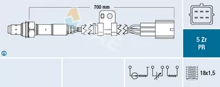 SONDA LAMBDA FAE 75090 LF4J188G1B MAZDA - Sondy lambda - miniaturka - grafika 1