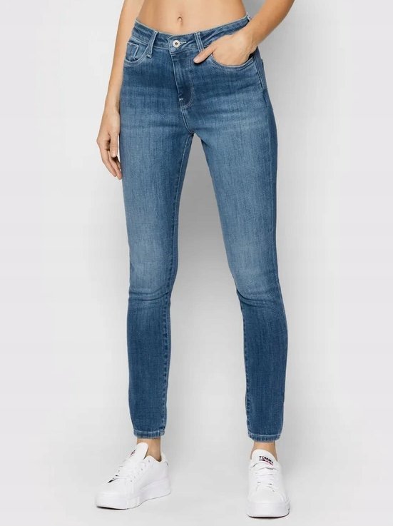 Pepe Jeans Rurki Jeansowe Damskie Długie Na Zamek 30/28 1Zxf3_C*