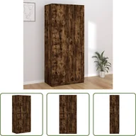 Szafy - The Living Store Szafa dąb wędzony 90x52x200 cm materiał drewnopochodny - miniaturka - grafika 1