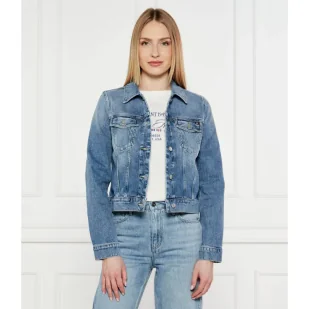 Tommy Hilfiger Jeansowa kurtka Slim Fit - Kurtki damskie - miniaturka - grafika 1