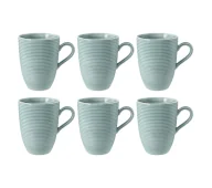 Kubki - Seltmann Beat Relief Color Glaze 350ml Niebieski - miniaturka - grafika 1