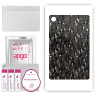 Akcesoria do tabletów i e-booków - folia naklejka skórka strukturalna na TYŁ do Samsung Galaxy Tab A9+ Plus - Carbon Pixel Czarny - apgo SKINS - miniaturka - grafika 1