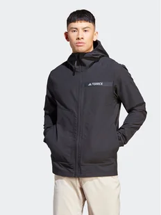 adidas Kurtka outdoor Terrex Multi HZ4425 Czarny Slim Fit - Odzież trekkingowa męska - miniaturka - grafika 1