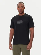 Koszulki męskie - HUGO T-Shirt Delastio 50546867 Czarny Regular Fit - miniaturka - grafika 1