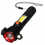 Akcesoria motoryzacyjne - Sixtol Samochodowa latarka bezpieczeństwa z magnesem CAR LAMP SAFETY, 300 lm, COB LED, USB - miniaturka - grafika 1