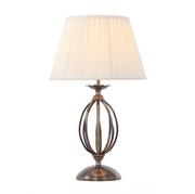 Lampy stojące - Elstead Lighting Artisan 1Lt Table Lamp Aged Brass ART/TL AGD BRASS Elstead lampa stołowa abażurowa ART/TL AGD BRASS) - miniaturka - grafika 1