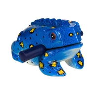 Instrumenty muzyczne dla dzieci - Guiro żabka 11cm AFROTON AFR735B ciemno niebieska - miniaturka - grafika 1