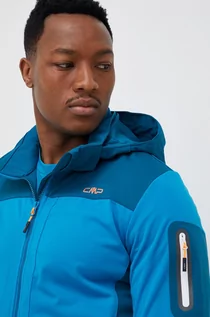 Kurtki męskie - CMP kurtka outdoorowa kolor niebieski - grafika 1