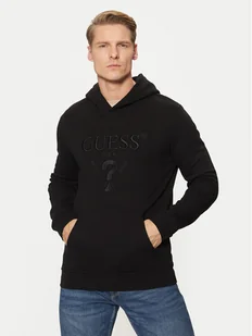 Guess Bluza M5RQ36 KCN01 Czarny Regular Fit - Bluzy męskie - miniaturka - grafika 1