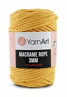 Półfabrykaty do biżuterii - Sznurek YarnArt Macrame Rope 3 mm - 764 kurkuma - miniaturka - grafika 1