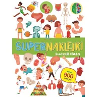 Kolorowanki, wyklejanki - Naklejanka Supernaklejki: Ludzkie ciało - miniaturka - grafika 1