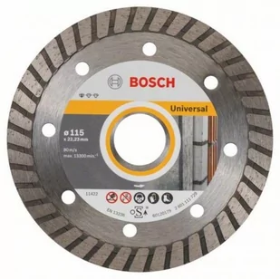 Bosch DIAMENTOWA TARCZA TNĄCA UNIWERSALNA PROFESSIONAL FOR UNIVERSAL TURBO 115 m - Tarcze do pił - miniaturka - grafika 1