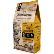 Sucha karma dla kotów - Wiejska Zagroda indyk z kurczakiem dla kociąt 1 kg - miniaturka - grafika 1