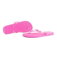 Klapki i japonki damskie - Klapki 4F W H4L22-KLD005 koral różowe - miniaturka - grafika 1