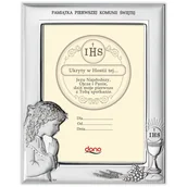 Ramki na zdjęcia - Ramka Srebrna Pamiątka I Komunii Ds06/9A - miniaturka - grafika 1