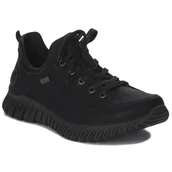 Półbuty damskie - Rieker Półbuty damskie Czarne-37 - miniaturka - grafika 1