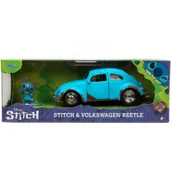 Samochody i pojazdy dla dzieci - JADA Volkswagen Beetle Stitch z figurką - miniaturka - grafika 1