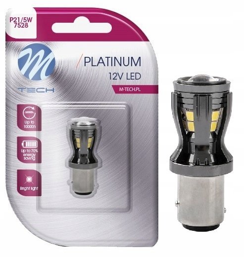 Żarówka P21/5w Led Osram M-tech 12/24v Retrofit White Canbus Biała