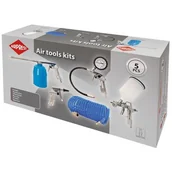 Pozostałe narzędzia pneumatyczne - AIRPRESS Zestaw 5 akcesoriów pneumatycznych ze złączami Euro 45893 - miniaturka - grafika 1
