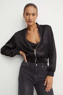 Kurtki damskie - Armani Exchange kurtka damska kolor czarny przejściowa 6DYB19 YN3VZ - miniaturka - grafika 1