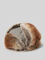 Czapki męskie - Czapka ze sztucznym futrem model ‘KAMIKAZE’ - miniaturka - grafika 1