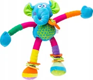 Gryzaki dla dzieci - Słonik Zabawka do wózka łóżeczka grzechotka gryzak - miniaturka - grafika 1