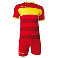 Zestawy męskiej odzieży sportowej - Givova, kit derby wielokolorowa czerwony/żółty X-L - miniaturka - grafika 1