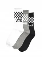 Skarpetki męskie - Skarpetki Damskie Classic Check Crew Black/White VANS VN000GMUY281 36,5-41 - miniaturka - grafika 1