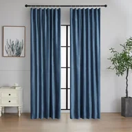 Zasłony - 4Home Zasłona zaciemniająca Paris granatowy, 150 x 250 cm - miniaturka - grafika 1