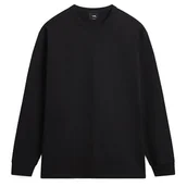 Bluzy męskie - Bluza Vans Off The Wall II VN000G3ZBLK1 - czarna - miniaturka - grafika 1