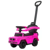 Jeździki dla dzieci - Milly Mally Pojazd z rączką MERCEDES G350d Pink 3692 - miniaturka - grafika 1
