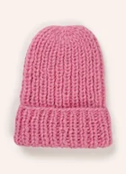 Czapki damskie - Maiami Czapka Z Alpaki pink - miniaturka - grafika 1