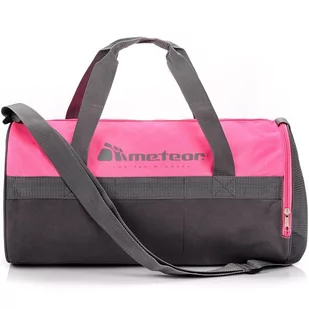 Torba fitness Meteor Siggy 25 l różowy/szary - Torby sportowe - miniaturka - grafika 1