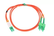 Kable światłowodowe - EXTRALINK PATCHCORD SC/APC-LC/APC MM OM2 DUPLEX 3.0MM 5M - miniaturka - grafika 1