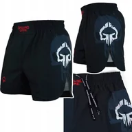 Kimona, stroje i obuwie - Krótkie Spodenki Treningowe Męskie Ground Game Skullz Czarne R. M - miniaturka - grafika 1