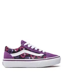 Buty dla dziewczynek - Vans Tenisówki Uy Old Skool VN0005WVBJD1 Fioletowy - miniaturka - grafika 1