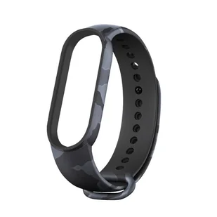Silikonowa Opaska Do Xiaomi Mi Band 6 / Mi Band 5 Moro Szary - Akcesoria do smartwatchy - miniaturka - grafika 3