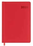 Kalendarze - Easy Stationery Kalendarz książkowy 2026 A5 czerwony Easy - kalendarz - miniaturka - grafika 1