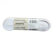 Środki do obuwia i ubrań - Sznurówki płaskie białe o długości 120 cm - miniaturka - grafika 1