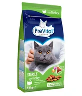 Sucha karma dla kotów - Prevital Dla Kotów Adult Sterile Z Indykiem 1,4Kg - miniaturka - grafika 1