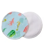 Akcesoria do karmienia - Wielorazowe wkładki laktacyjne bambus i coolmax, KONIK MORSKI, 2 szt., PUPUS - miniaturka - grafika 1