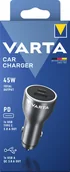 Ładowarki samochodowe - Ładowarka Varta Varta Ladegerät 45W Car Charger 1x USB-A 1x USB-C - miniaturka - grafika 1