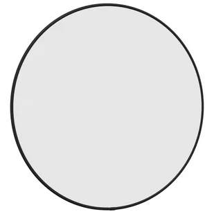 Lumarko Lustro ścienne, czarne, Ø 50 cm, okrągłe - Lustra - miniaturka - grafika 4
